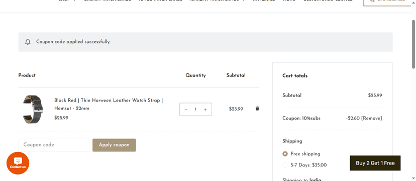 Hemsut Watch Bands Coupon Code - Get 15% Off on Watch Straps